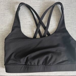 Lululemon Black Energy Bra Size 4